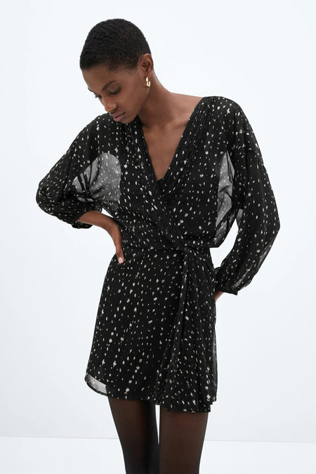 Robe midi - noir