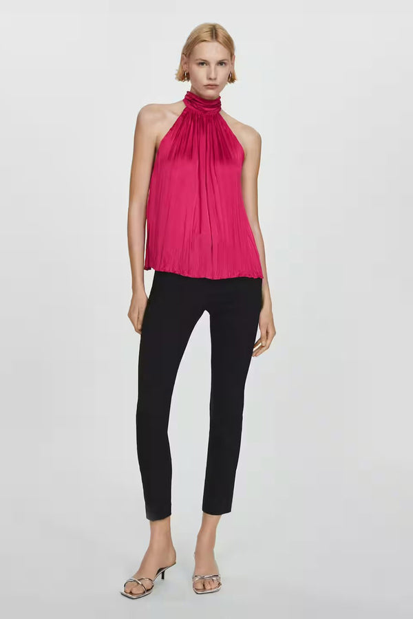 Chemisier (manches courtes) Rouge - MANGO