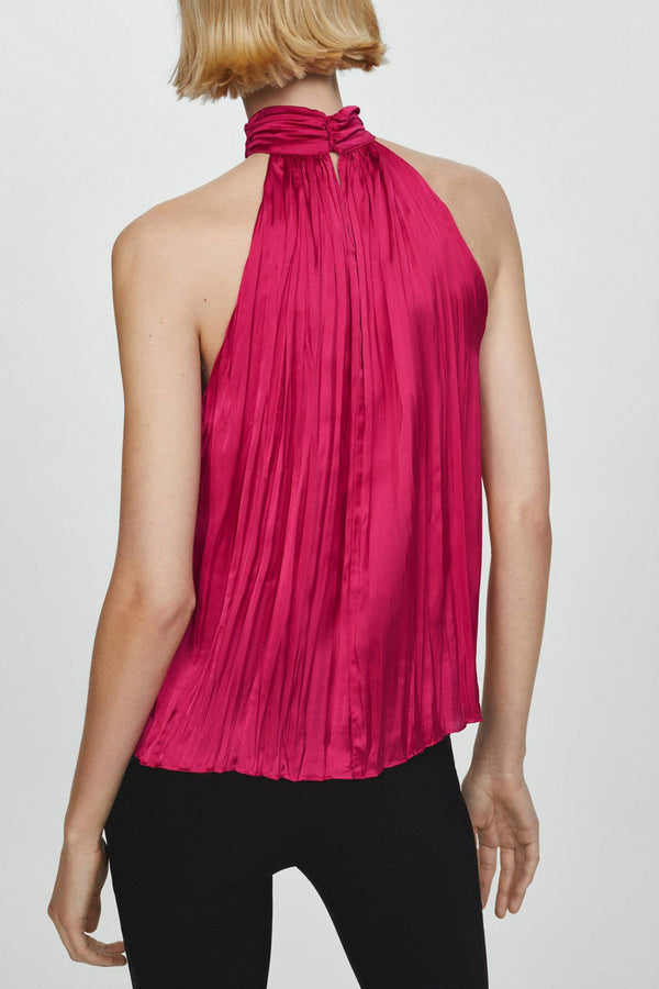Chemisier (manches courtes) Rouge - MANGO