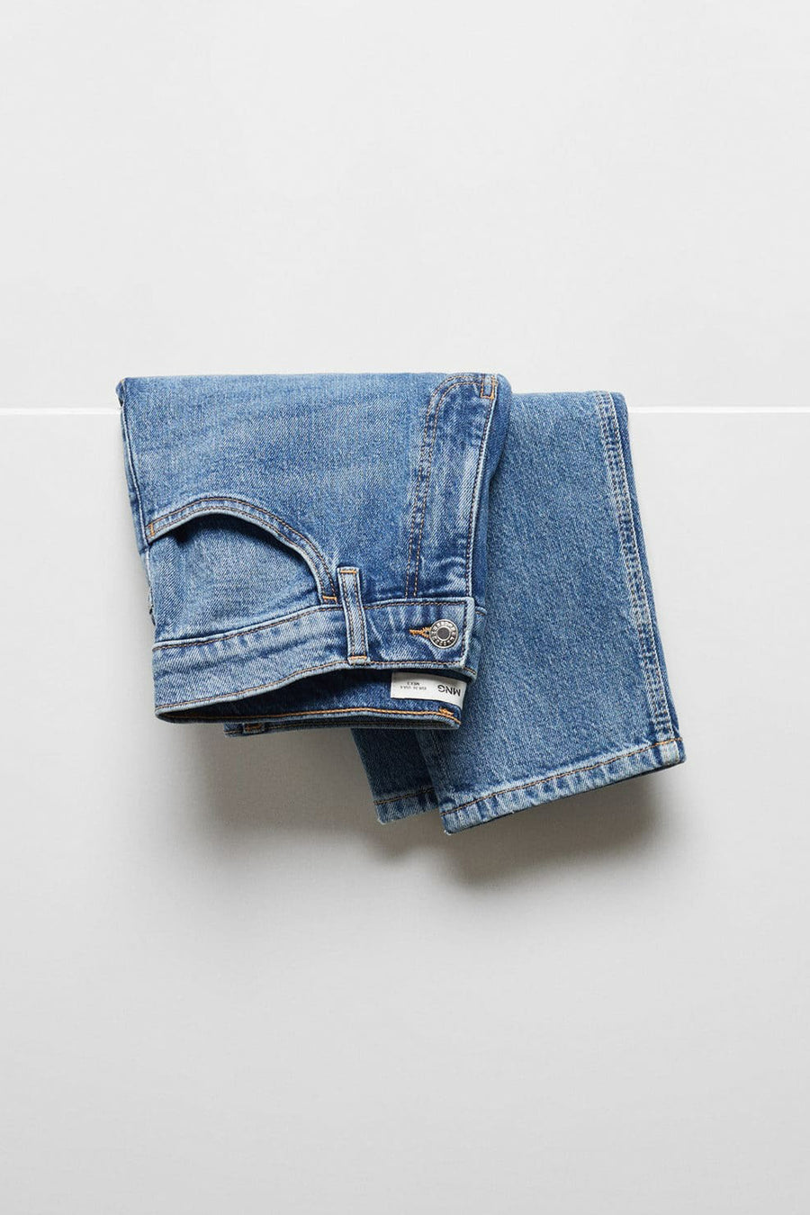 JEANS NEWMOM - mid blue denim