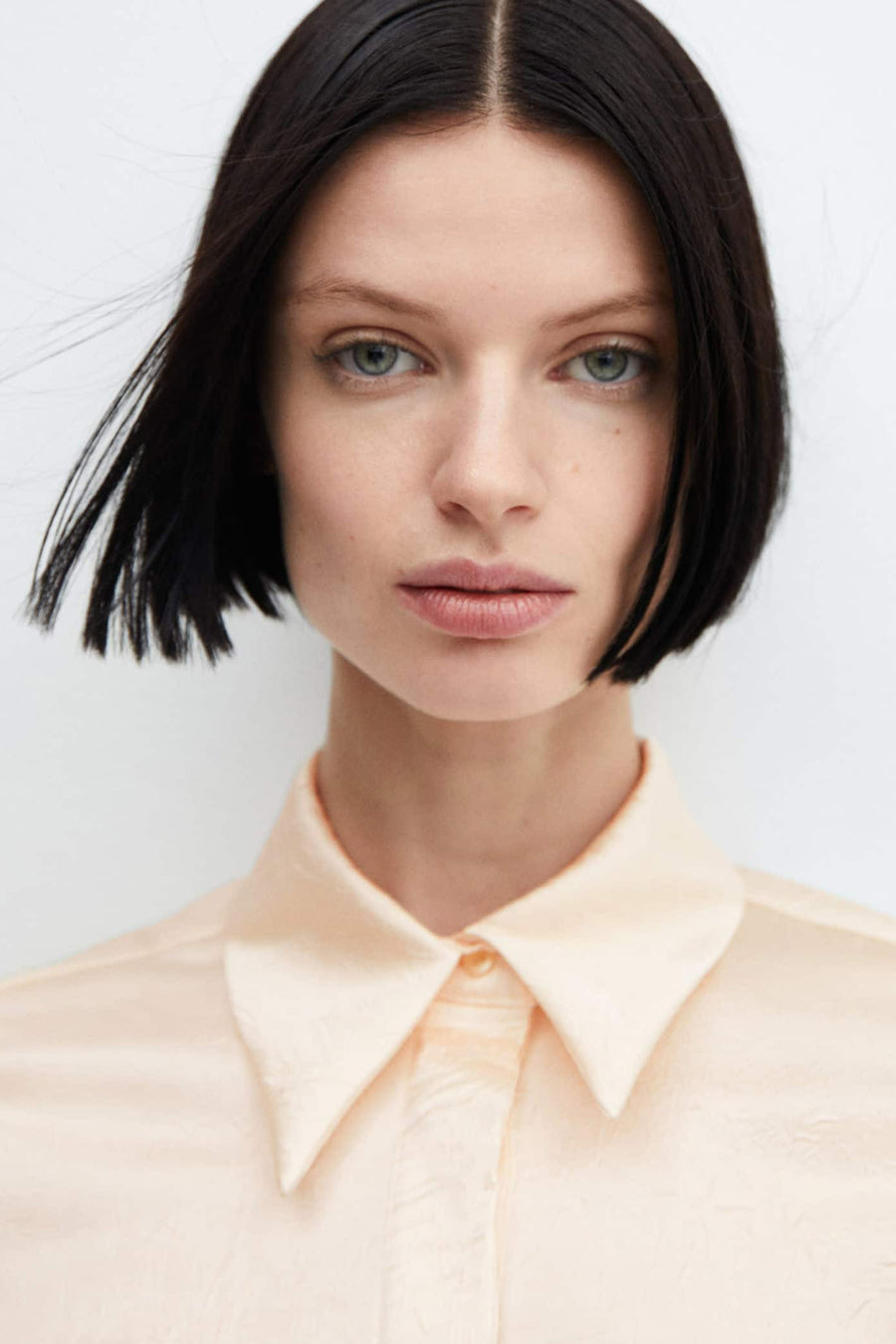 Chemisier (manches longues) Beige - MANGO