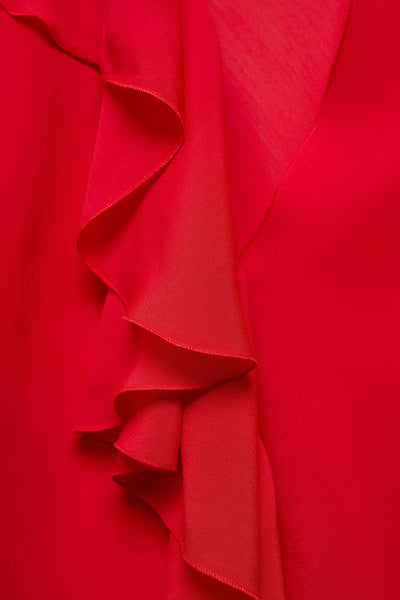 Chemisier (manches courtes) Rouge - MANGO