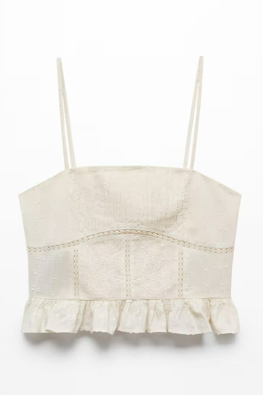 Chemisier (sans manches) Beige - MANGO