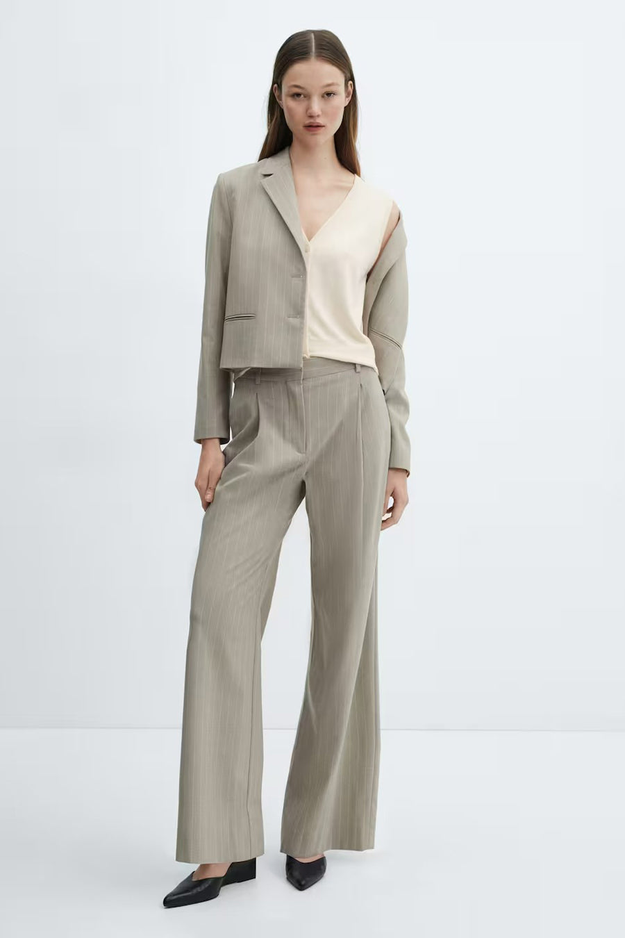 Débardeur Beige - MANGO