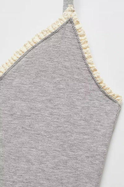 Top (bandes fines) Gris - MANGO