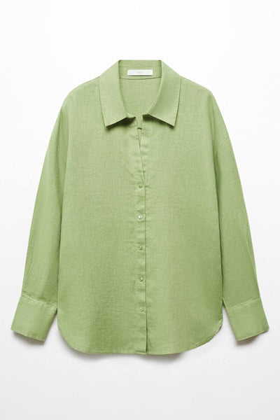 Chemisier (manches longues) Vert - MANGO