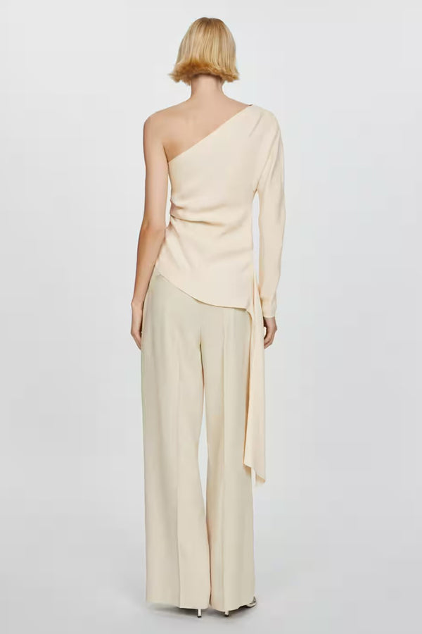 Blouse Beige - MANGO