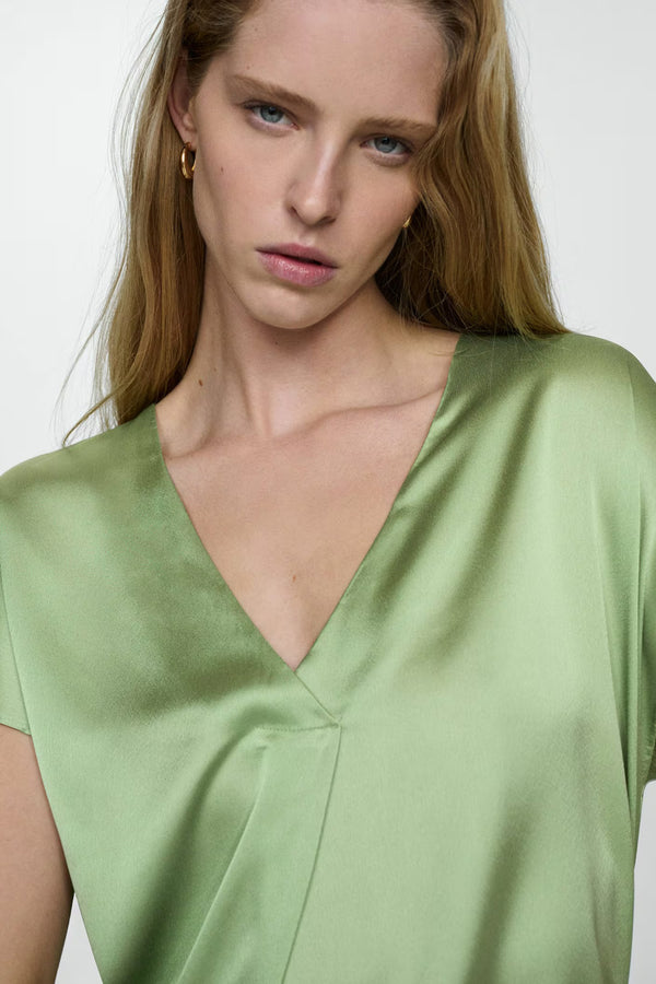 T-shirt (manches courtes) Vert - MANGO