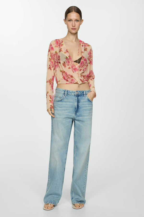Chemisier (manches courtes) Multicolore - MANGO