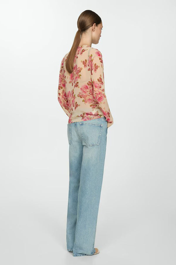 Chemisier (manches courtes) Multicolore - MANGO