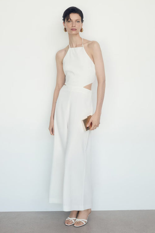 Jumpsuit Beige - MANGO