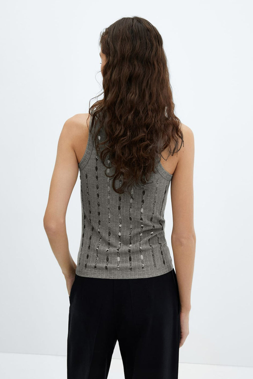 Singlet Grijs - MANGO