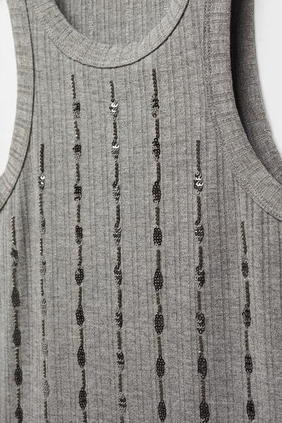 Singlet Grijs - MANGO