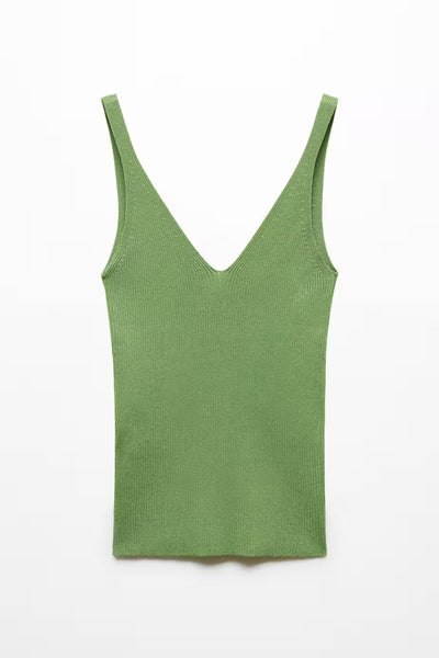 Débardeur Vert - MANGO