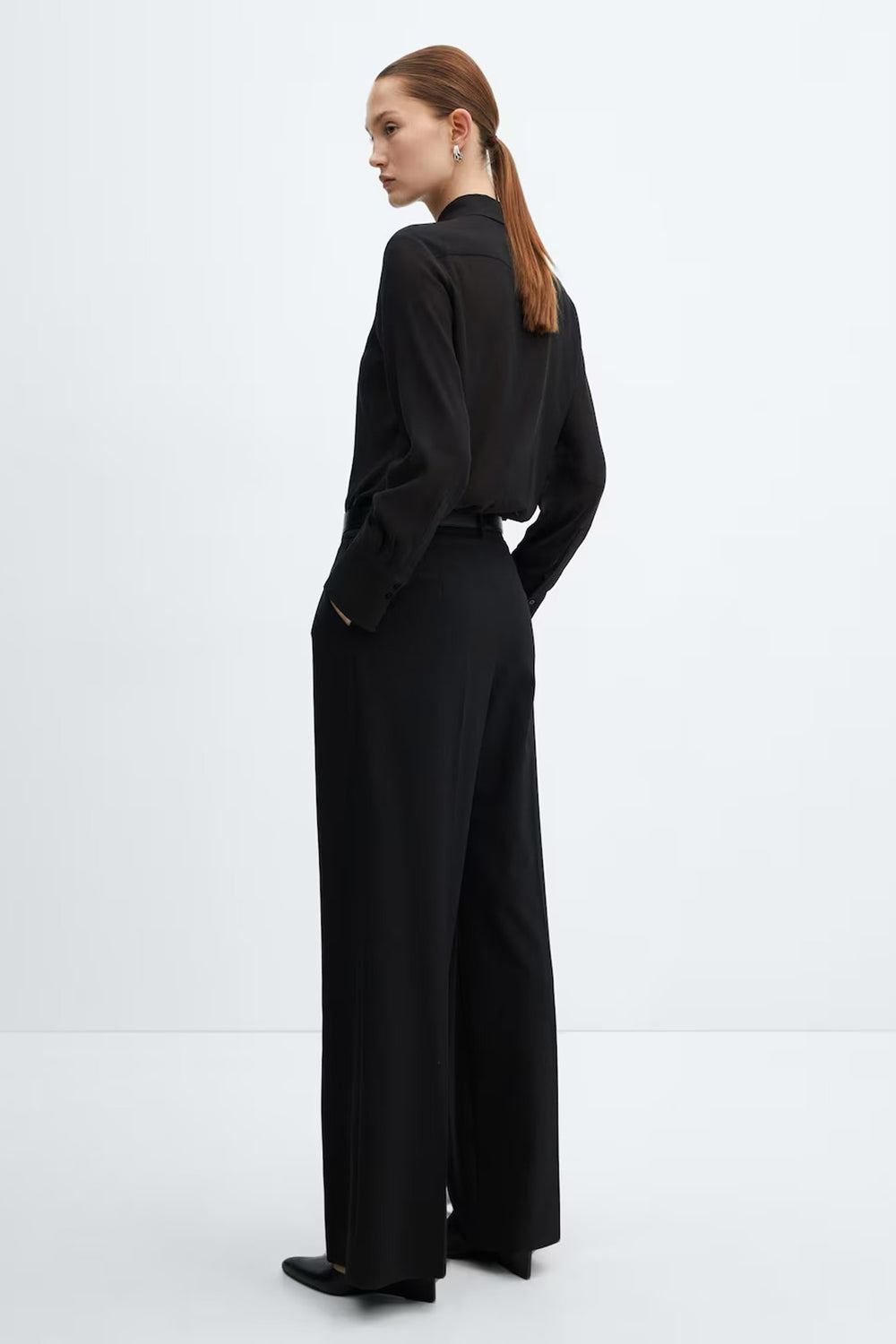 Chemisier (manches longues) Noir - MANGO