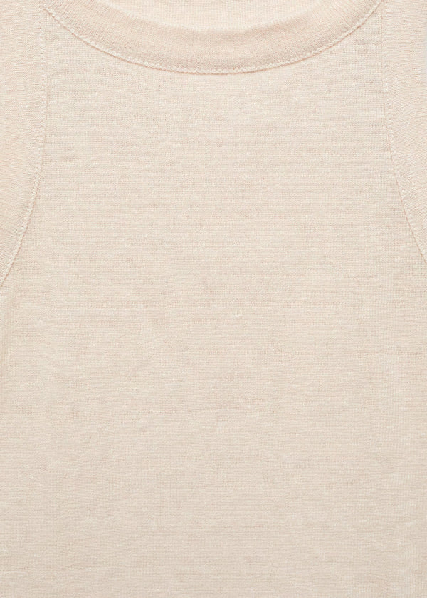 Débardeur Beige - MANGO