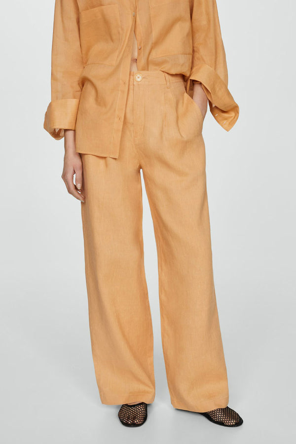 Pantalon de costume Orange - MANGO