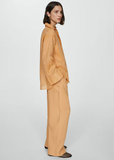 Pantalon de costume Orange - MANGO