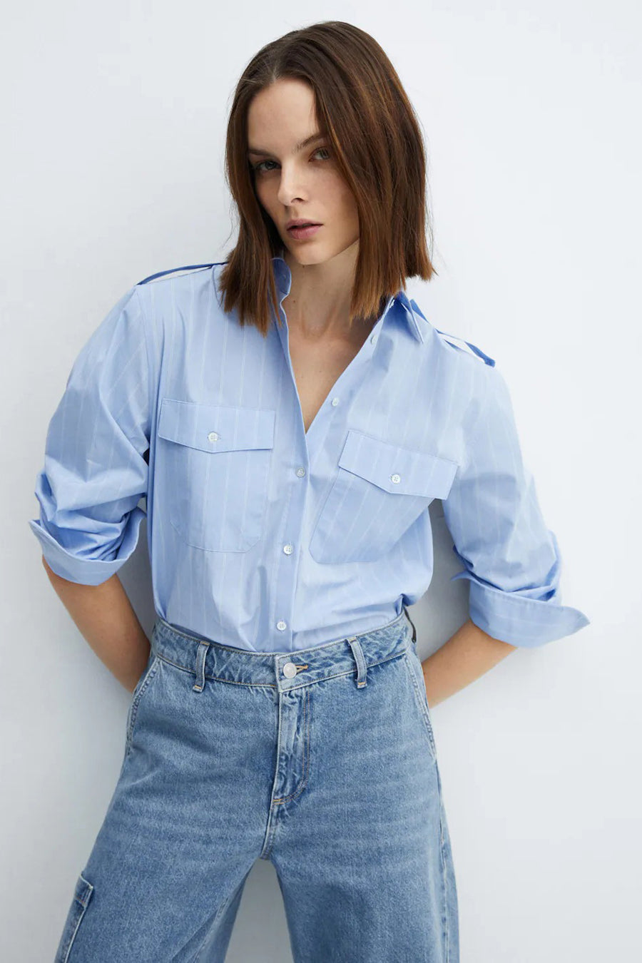Jeans straight Denim - MANGO