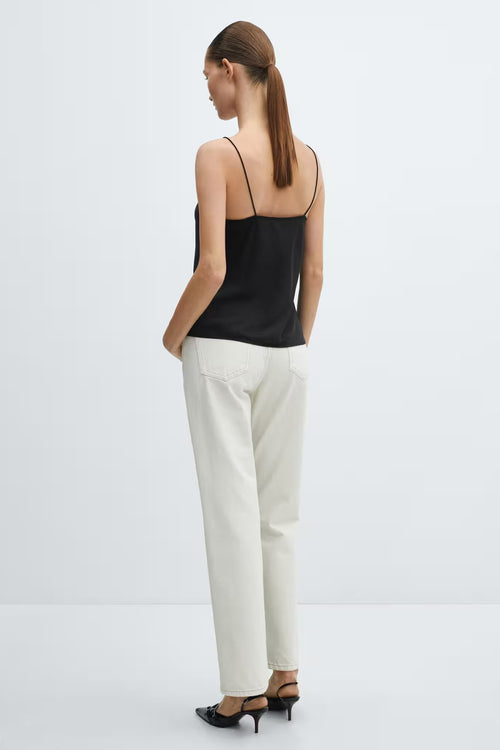 Top (bandes fines) Noir - MANGO