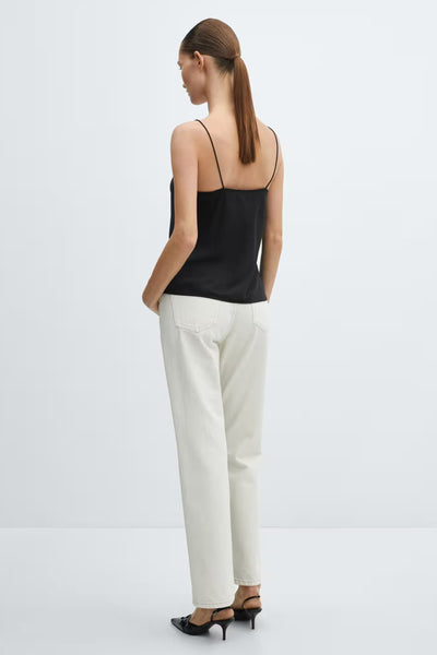 Top (bandes fines) Noir - MANGO