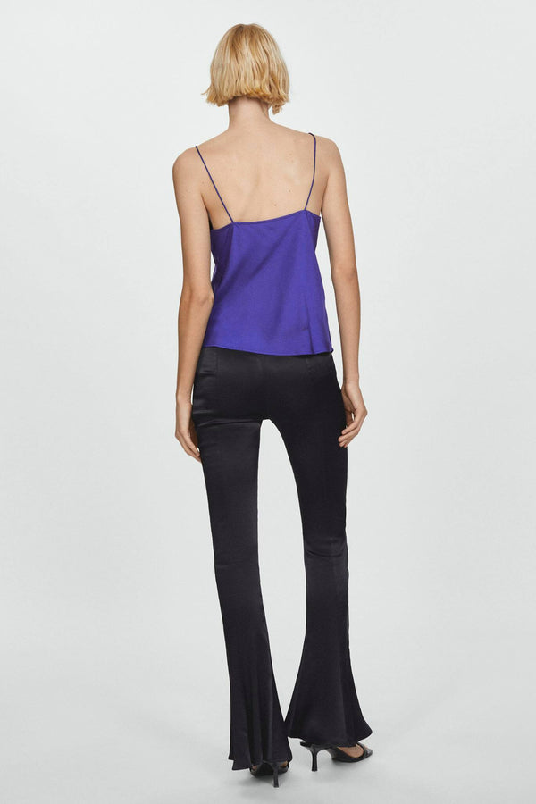 Top (bandes fines) Bleu - MANGO