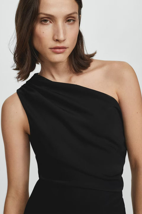 Robe  Noir - MANGO