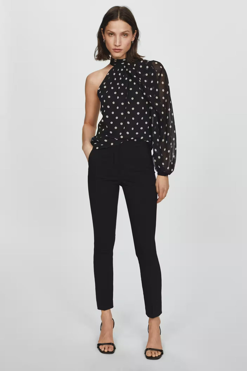 Blouse Noir - MANGO