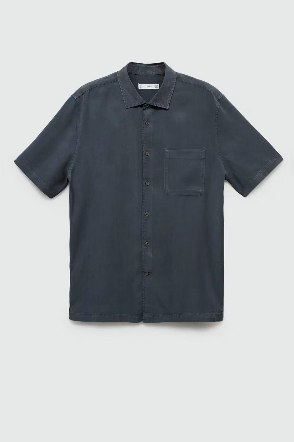 Chemise (manches courtes) Bleu - MANGO
