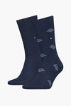 Chaussettes - bleu