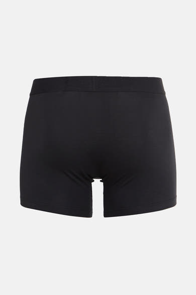 Zwarte boxer van Levi's® Accessories, effen en met een zichtbare elastische tailleband.