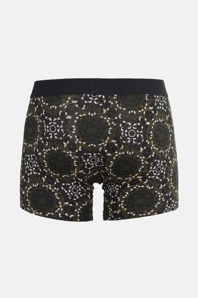Multikleuren Boxer van Levi's® Accessories met sierpatroon en zwarte elastische tailleband.