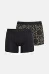 Set van twee effen en bedrukte boxershorts van Levi's Accessories