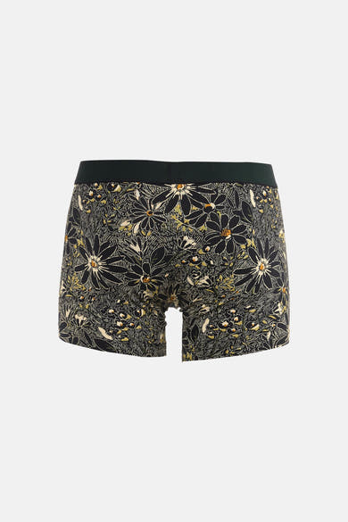 Boxer vert de Levi's® Accessories à motif floral noir et beige sur l'ensemble.