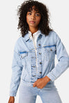 Jeansjas - light blue denim