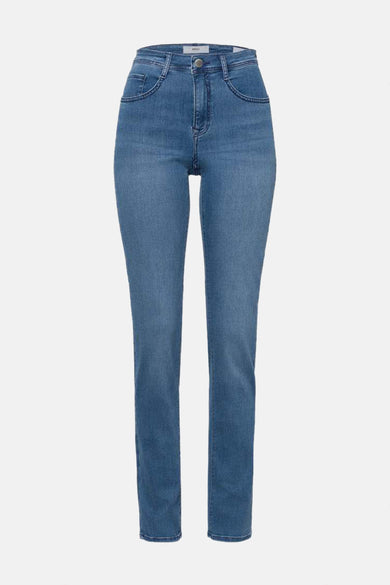 MARY STRAIGHT - Mid blue denim