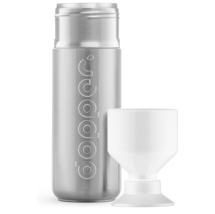 Drinkfles - zilver
