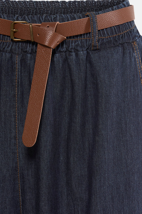 Pantalon de costume bleu - Terra di Siena