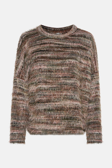Pull met ronde hals - multicolor