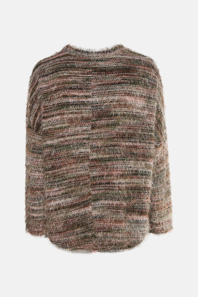 Pull met ronde hals - multicolor