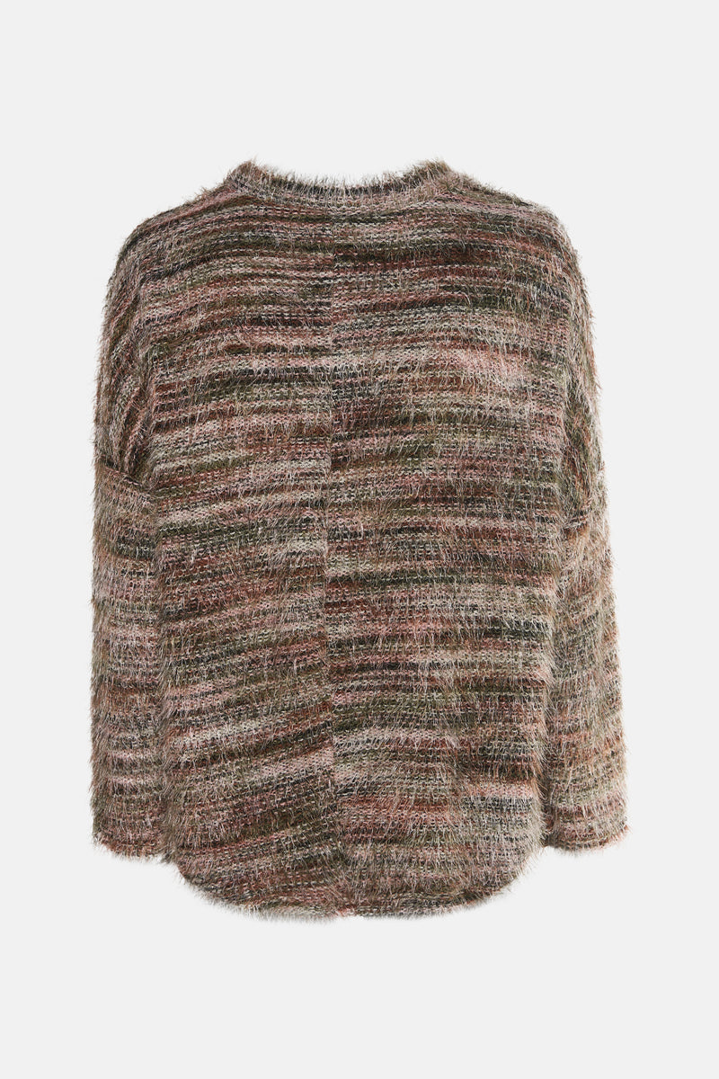 Pull met ronde hals - multicolor