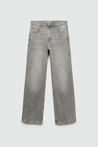 Jeans straight Grijs - MANGO
