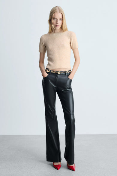 Pull col rond Blanc - MANGO