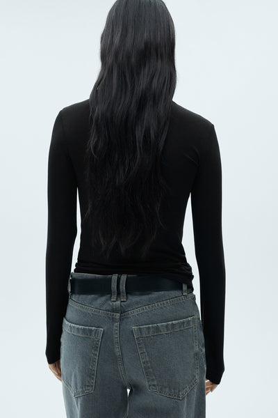 Top uni manches longues Multicolore - MANGO