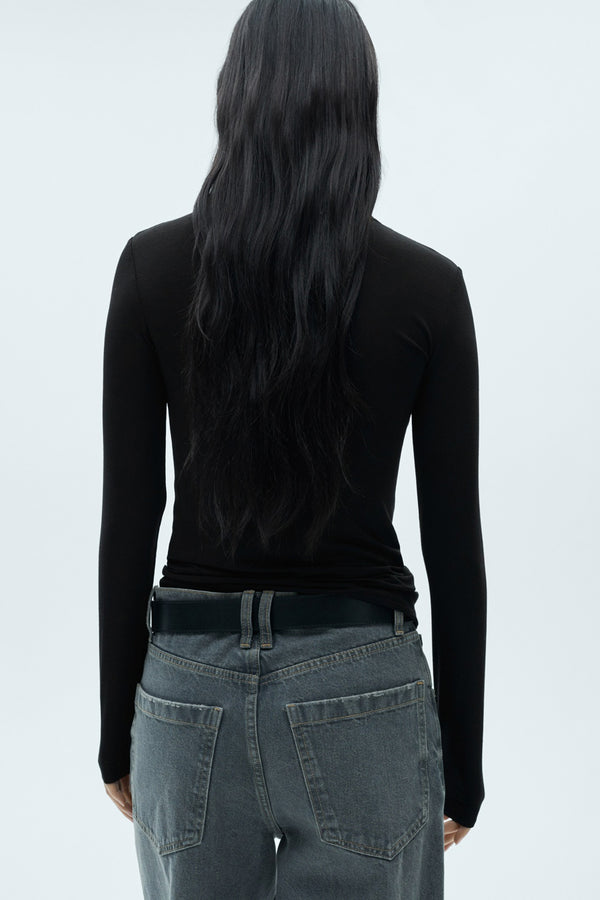 Top uni manches longues Multicolore - MANGO