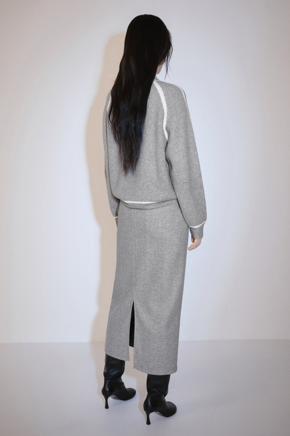Pull col montant Brun - MANGO