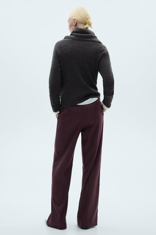 Pull col montant Noir - MANGO
