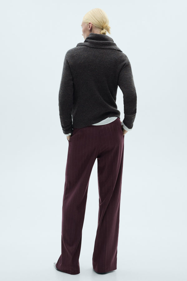 Pull col montant Noir - MANGO