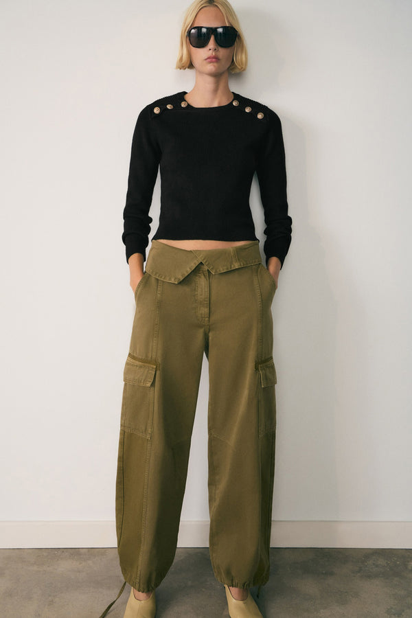 Pull col rond Multicolore - MANGO