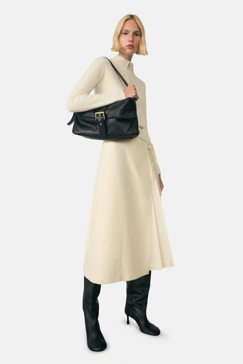 Pull col montant Blanc - MANGO